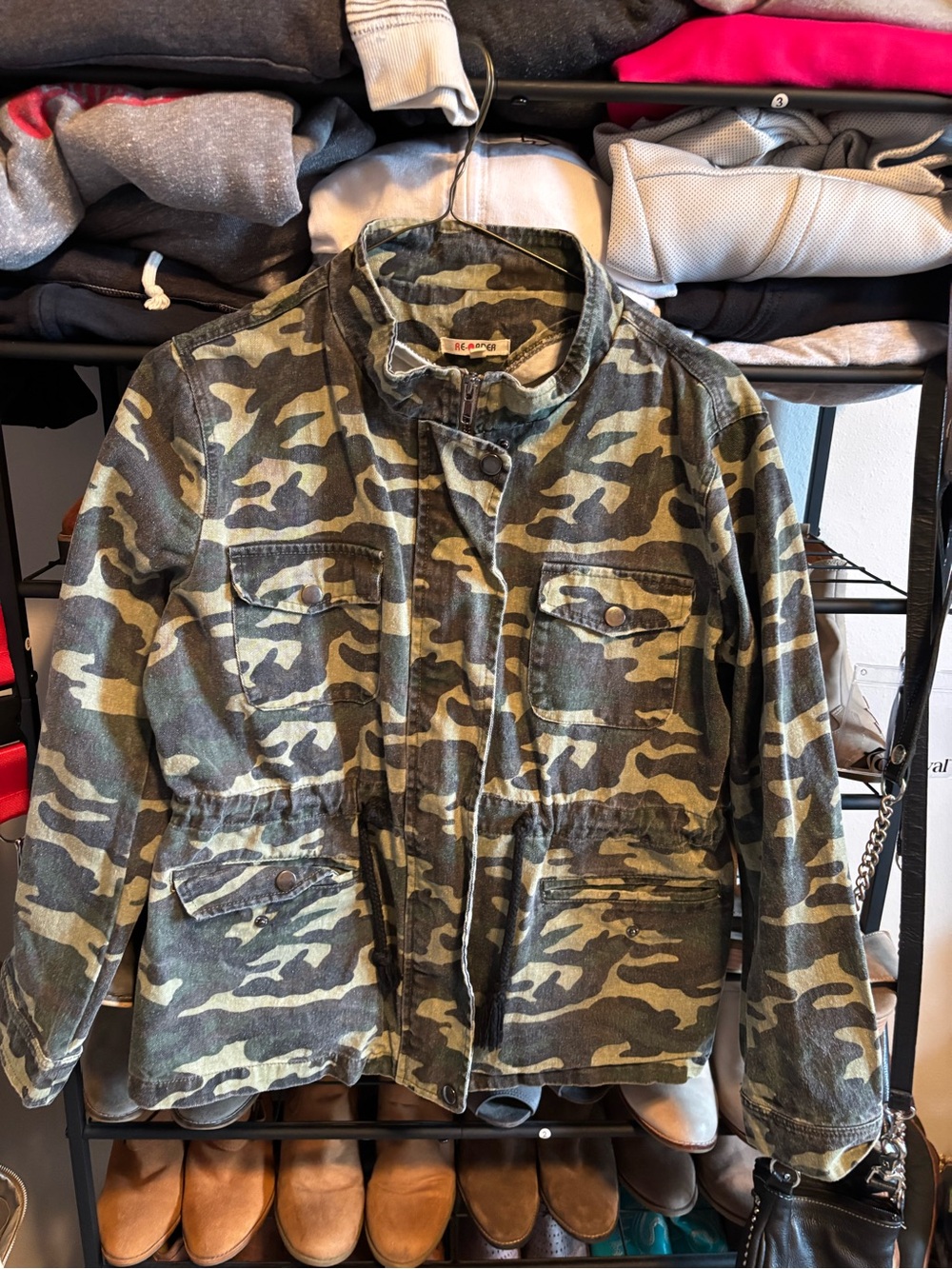 BEARPAW Women's Camouflage Utility Jacket - Green Camo